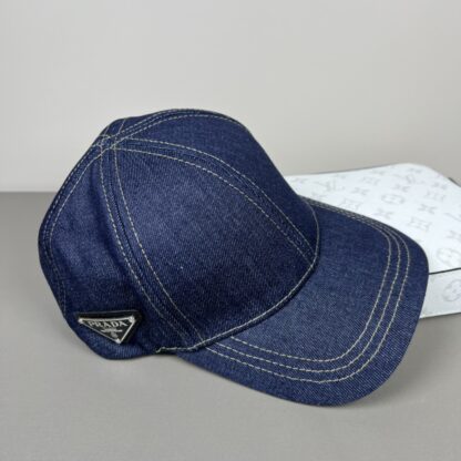 Prada classic triangle logo baseball cap - Image 4