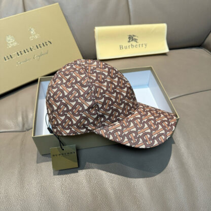 Burberry Fashion Print Baseball Cap - Image 5