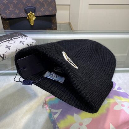 Prada Soft and Cozy Knit Beanie - Image 4