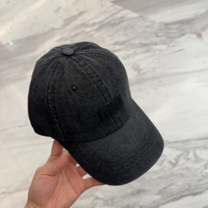 Miu Miu trendy denim baseball cap - Image 5