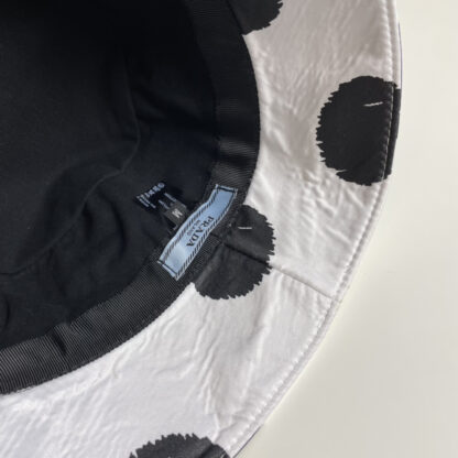 Prada polka dot triangle logo bucket hat - Image 4