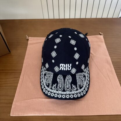 Miu Miu embroidered graffiti baseball cap - Image 5