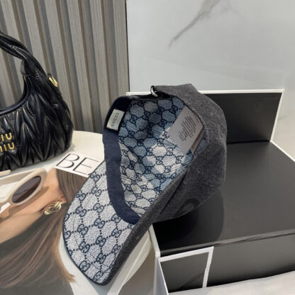 Gucci new denim baseball cap - Image 4