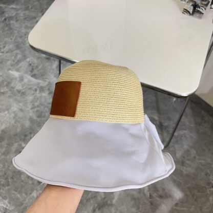 Saint Laurent woven bow bucket hat - Image 4