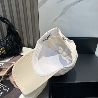 Miu Miu Simple Lightweight Baseball Cap - Image 5