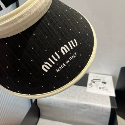 Miu Miu hollow headband sun hat - Image 5