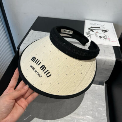 Miu Miu hollow headband sun hat - Image 5