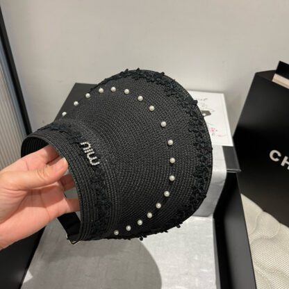 Miu Miu hollow headband sun hat - Image 5