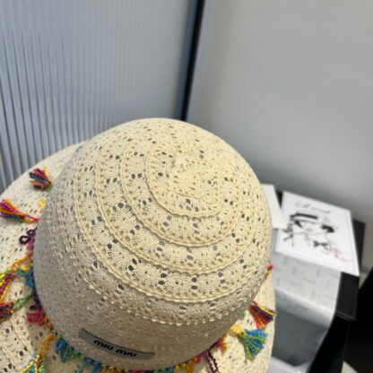 Miu Miu Lace Basin Hat - Image 5