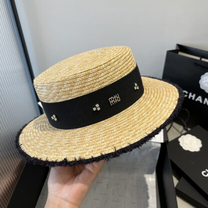 Miu Miu straw bowler hat - Image 5