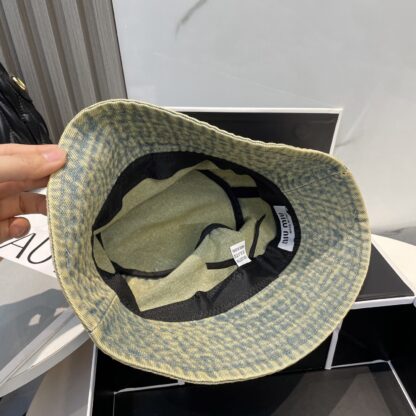 Miu Miu Denim Visor Bucket Hat - Image 5