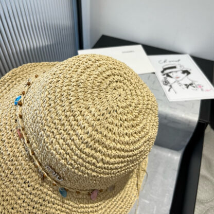 Miu Miu Straw Beach Sunhat - Image 5