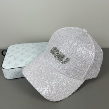 Miu Miu chic sequined baseball cap - Image 5