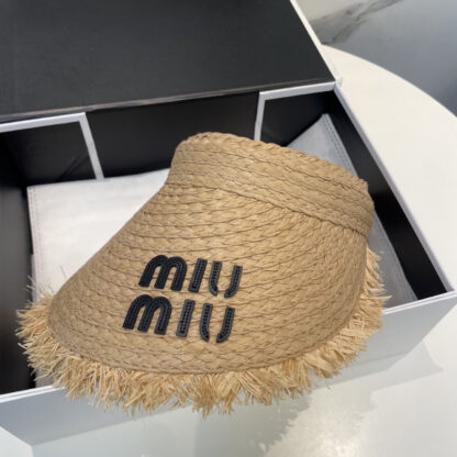 Miu Miu Fashion Straw Hat - Image 5