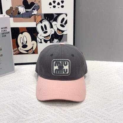 Miu Miu stylish colorblock baseball cap - Image 5