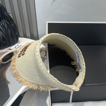 Miu Miu Fashion Casual Straw Hat - Image 5