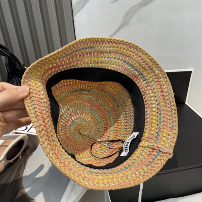 Miu Miu new striped knitted bucket hat - Image 5