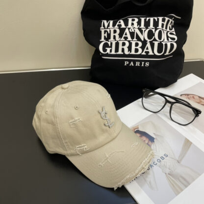Yves Saint Laurent rhinestone baseball cap - Image 3