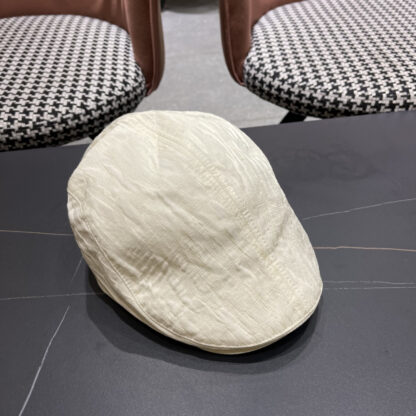 Prada Spring and Summer Lightweight Fashion Retro Peaked Cap - Image 4