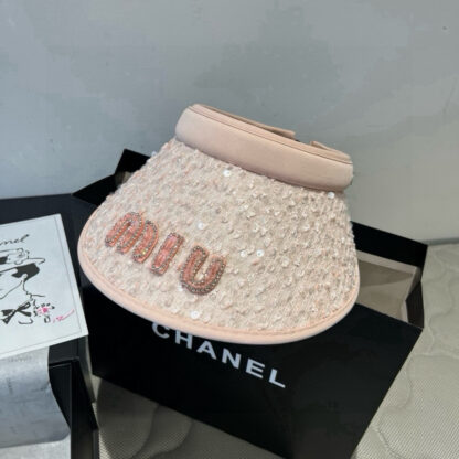 Miu Miu new hollow top sun hat - Image 5