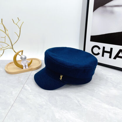 Yves Saint Laurent new duckbill military cap - Image 4
