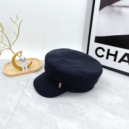 Yves Saint Laurent new duckbill military cap - Image 4