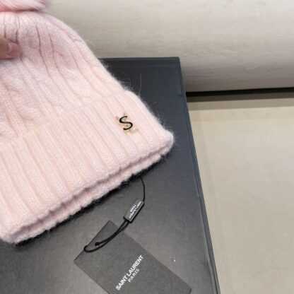 Yves Saint Laurent wool-blend knitted hat - Image 4