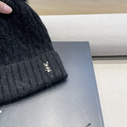 Yves Saint Laurent wool-blend knitted hat - Image 4
