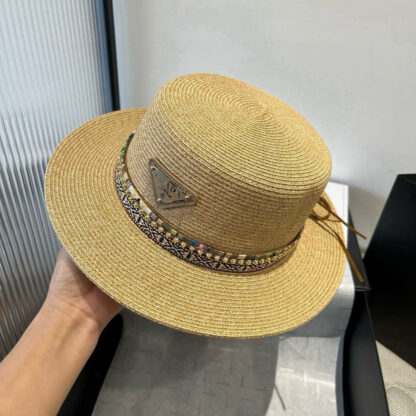 Prada's new ethnic style straw hat - Image 4