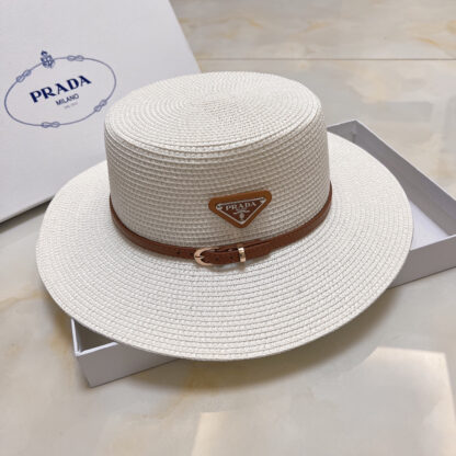 Prada flat straw hat - Image 4