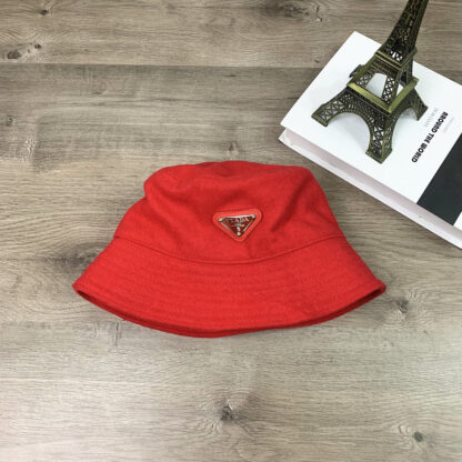 Prada velvet sun visor bucket hat - Image 4