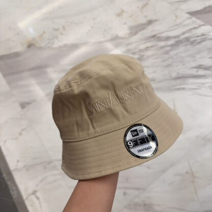 Saint Laurent lettering embroidered bucket hat - Image 4