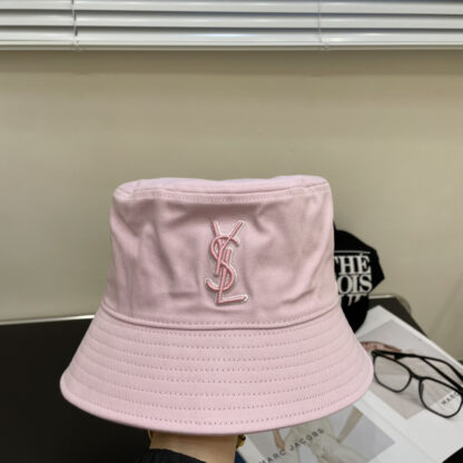 Saint Laurent lettering embroidered bucket hat - Image 4