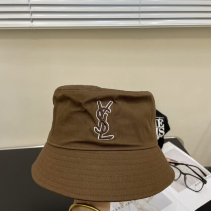 Saint Laurent lettering embroidered bucket hat - Image 4