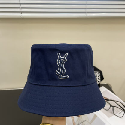 Saint Laurent lettering embroidered bucket hat - Image 4