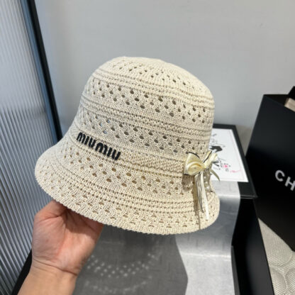 Miu Miu Knitted Bucket Hat - Image 5