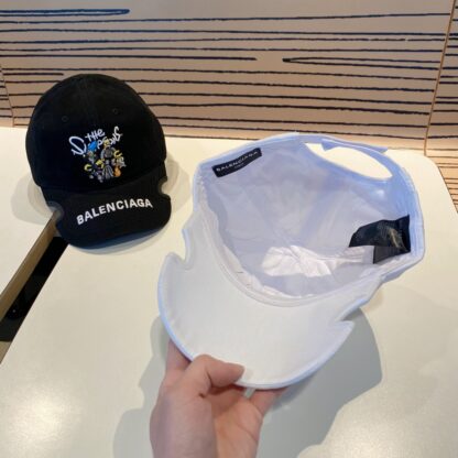 Balenciaga Korean version of British casual custom baseball cap - Image 4