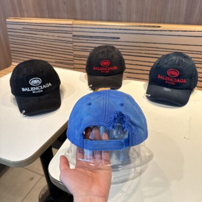 Balenciaga Korean version of British casual custom baseball cap - Image 4