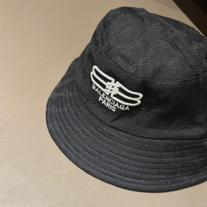 Balenciaga washed cotton trendy bucket hat - Image 4