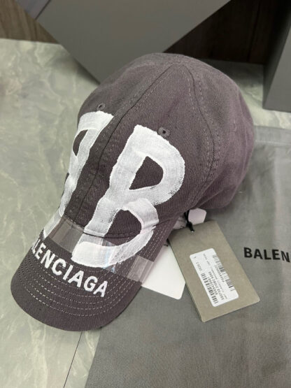 Balenciaga all-match logo embroidered baseball cap - Image 4