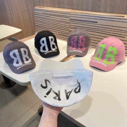 Balenciaga unisex Korean style British casual custom baseball cap - Image 4
