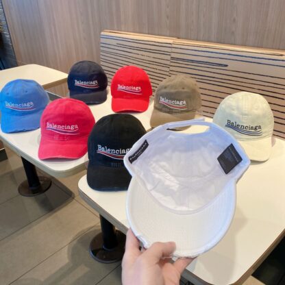 Balenciaga Unisex Korean British Casual Custom Baseball Cap - Image 4