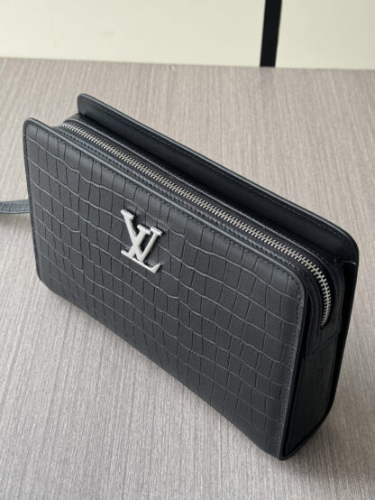 Louis Vuitton LV combination lock clutch bag - Image 4
