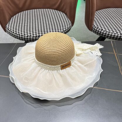 Balenciaga French wave-edge sun hat - Image 3
