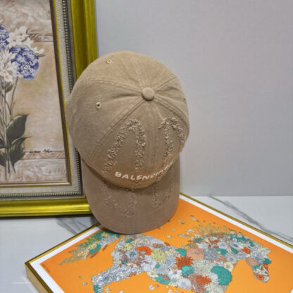 Balenciaga pure cotton old fashioned baseball cap - Image 4