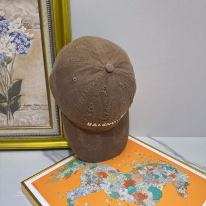 Balenciaga pure cotton old fashioned baseball cap - Image 4