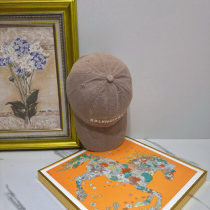 Balenciaga pure cotton old fashioned baseball cap - Image 4