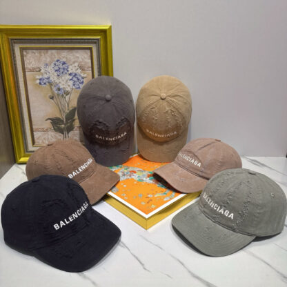 Balenciaga pure cotton old fashioned baseball cap - Image 4