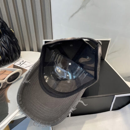 Balenciaga couple washed baseball cap - Image 4