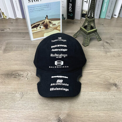 Balenciaga printed letters soft top men and women casual all-match baseball cap - Image 4